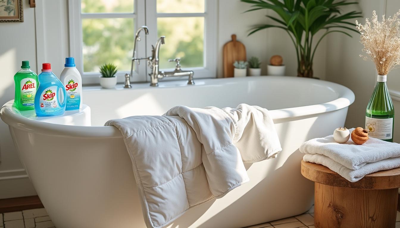 découvrez toutes les étapes et astuces pour nettoyer et laver une couette à la maison, qu’elle soit en plume, synthétique ou en duvet, afin de préserver sa fraîcheur et sa longévité facilement.