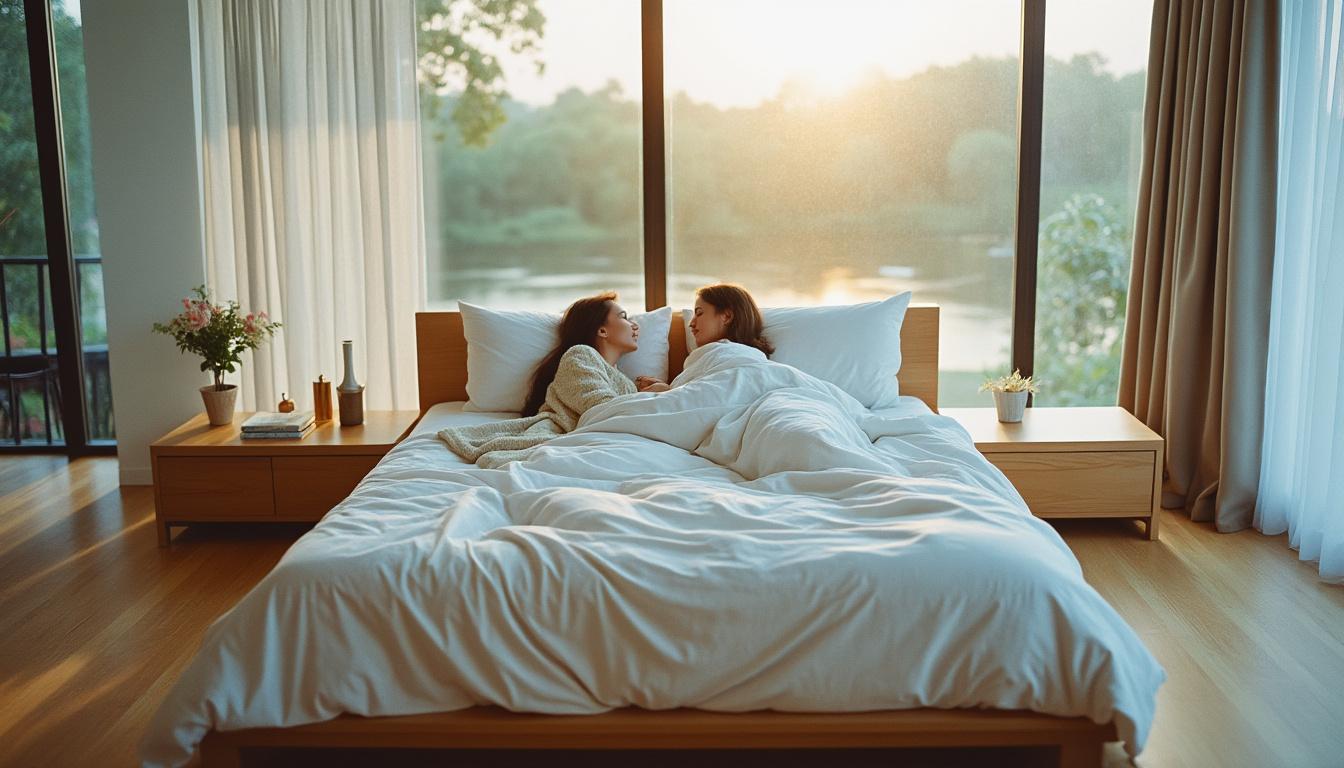 découvrez les meilleures options de literie pour garantir un sommeil réparateur en couple. conseils sur les matelas, oreillers et draps adaptés pour profiter d'une nuit paisible et confortable ensemble.