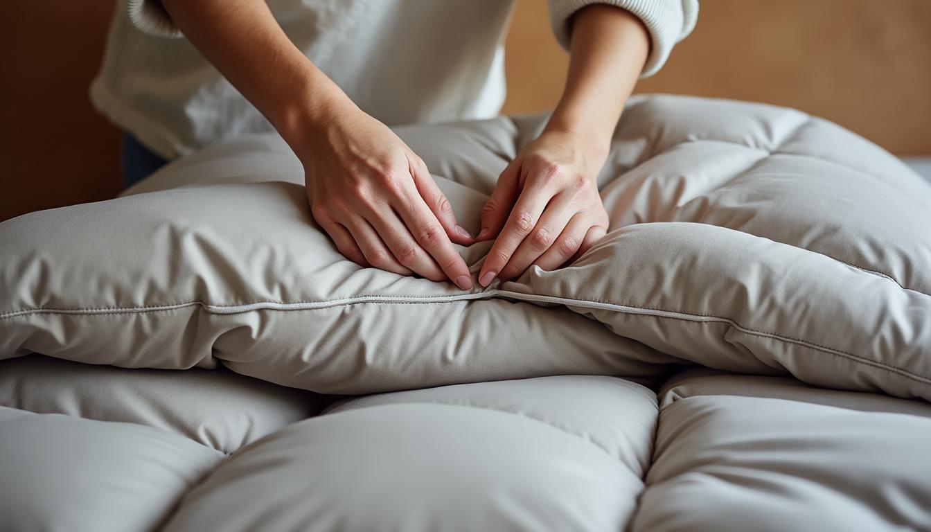 découvrez ce qu'est une couette 4 saisons et nos conseils pour bien la choisir afin de profiter d'un confort optimal tout au long de l'année, quelle que soit la température.