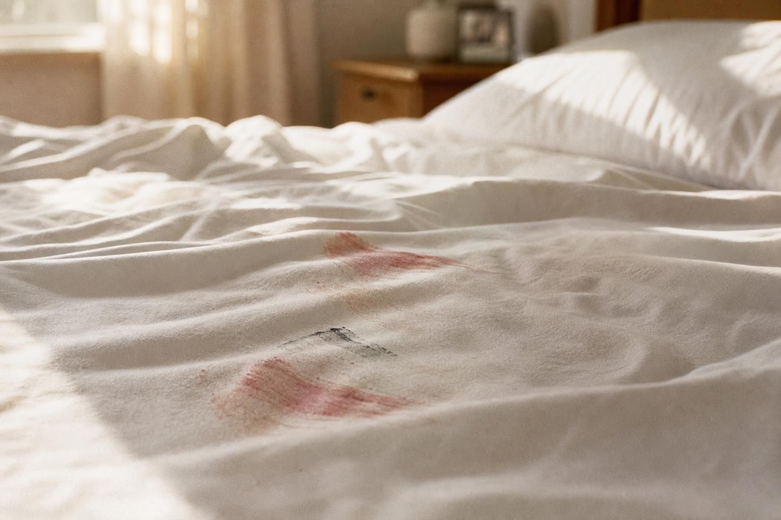 Est-ce que le maquillage sur les draps part au lavage ?
