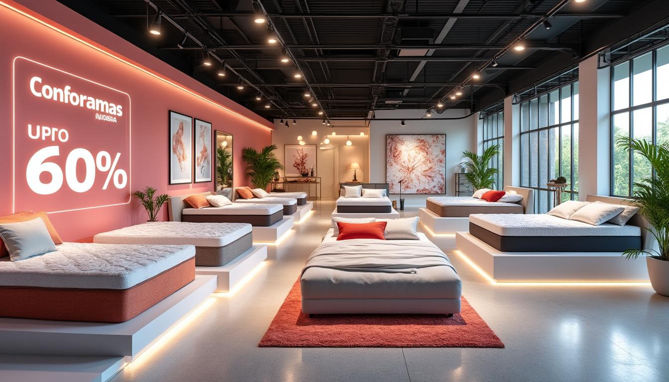 découvrez les soldes d'été 2025 chez conforama : bénéficiez jusqu'à 60 % de réduction sur la literie. profitez de matelas à prix exceptionnel et faites de belles économies pour un sommeil confortable !