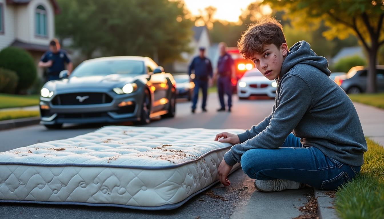 découvrez comment un challenge tiktok dangereux, le « matelas traîné par voiture », a mal tourné pour un adolescent, soulignant les risques des défis viraux.